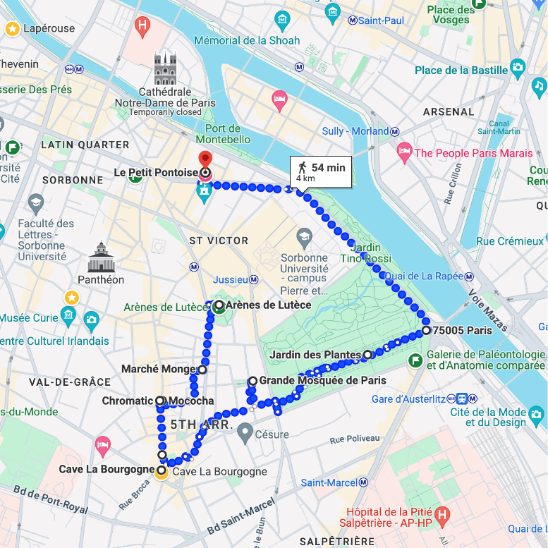 Step-by-step guide to the Latin Quarter, 5th arrondissement in Paris, France